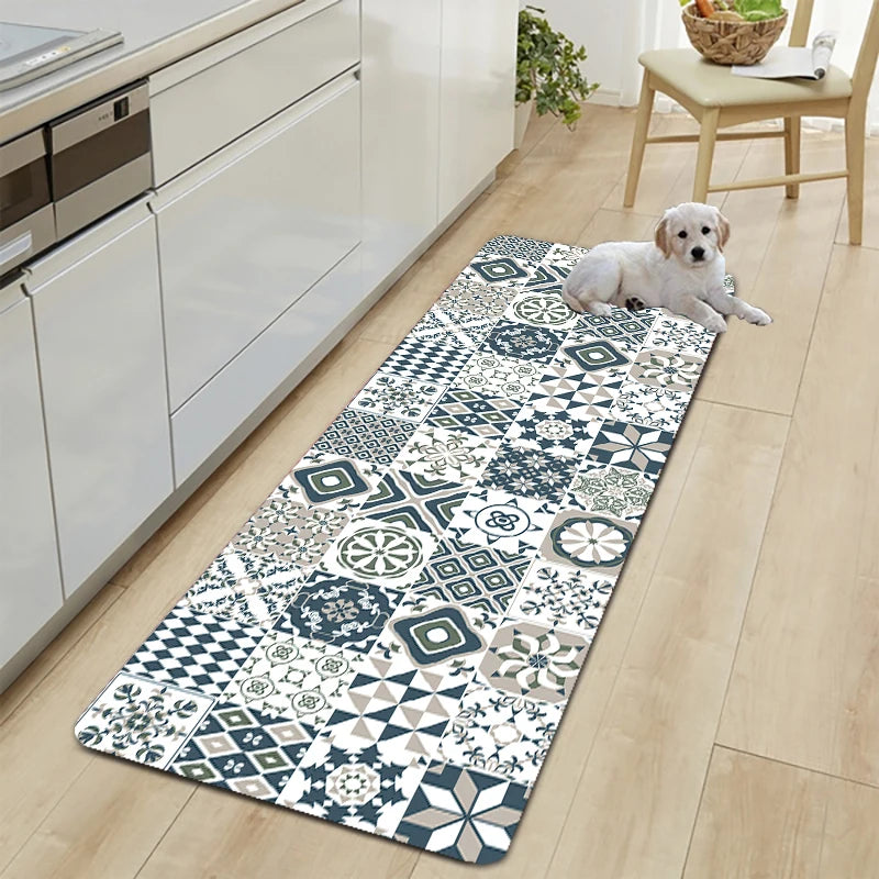 Floor Mat for Kitchen Nordic  Floor Waterproof Rug