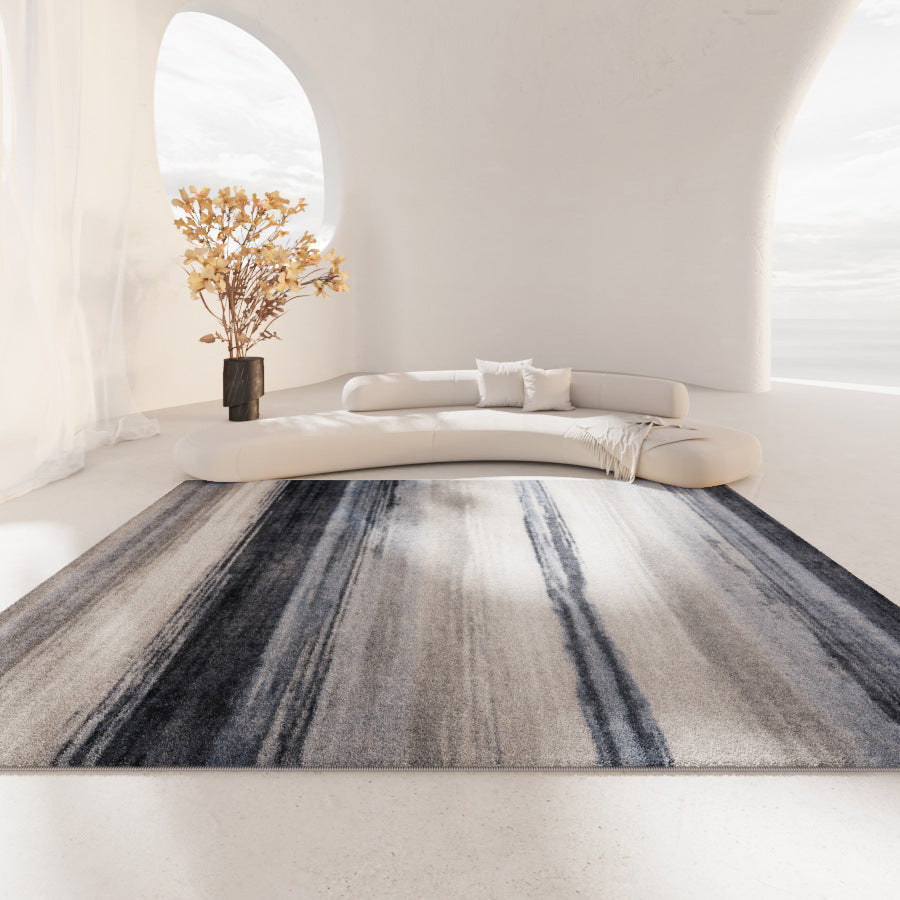 Plush Faux Cashmere Rug – Long-Pile Cream Carpet for Home