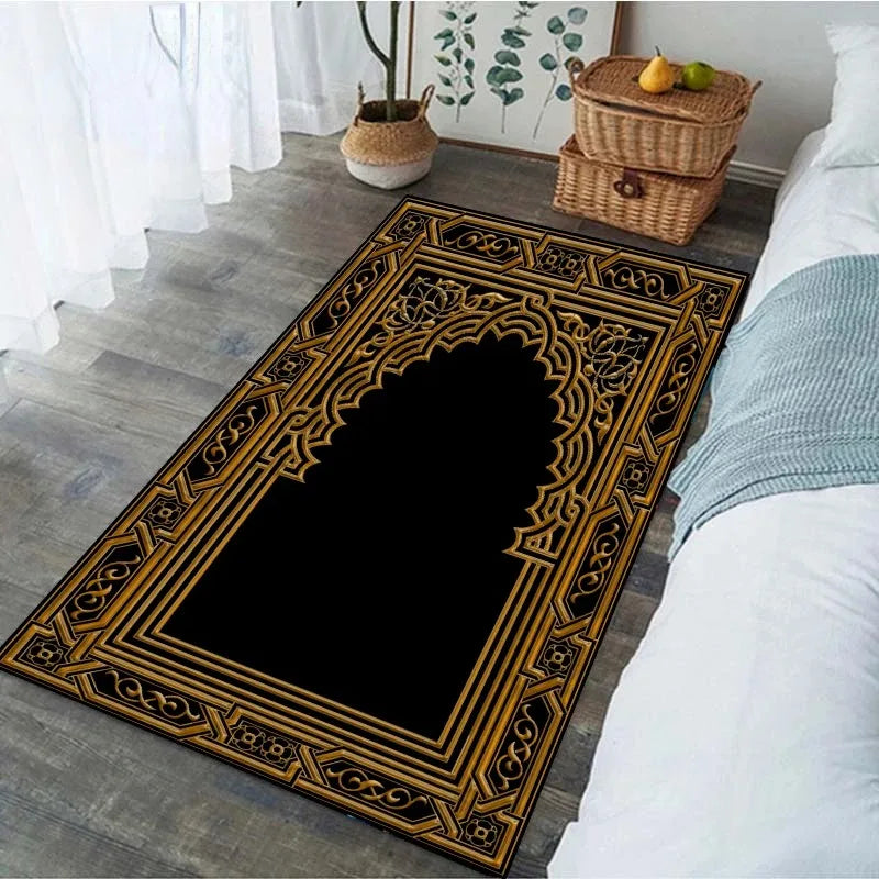 Religious Carpet Turkish Prayer Rug Ramadan for Woman Personalize Mat