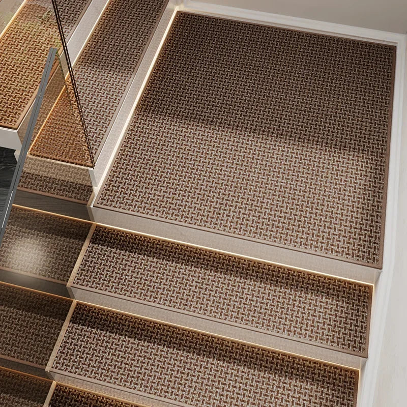 Non Slip Stair Treads Stepping with Rubber Protect Rug