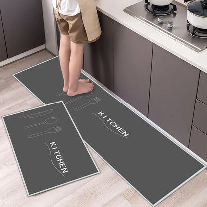 Kitchen Long Area Rug Hallway Soft Washable Anti Slip Rug