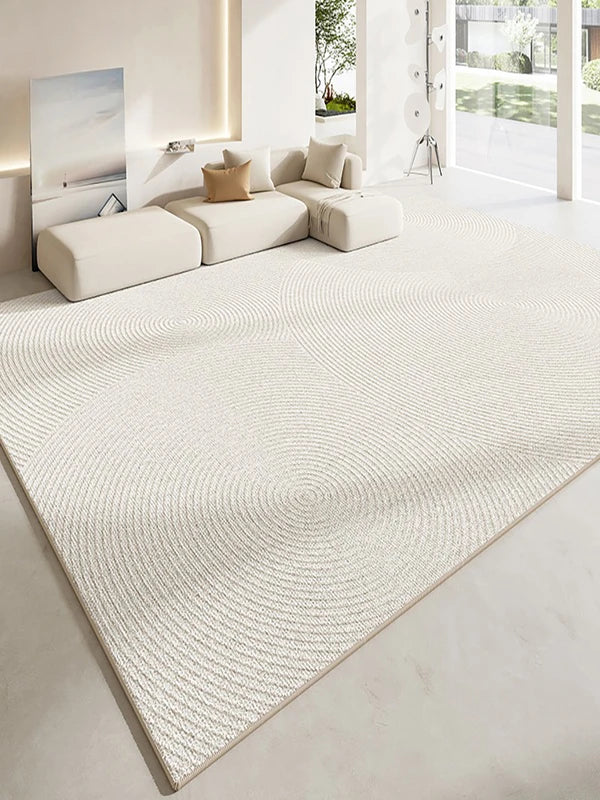 Cream Line Carpet Artistic Creativity Modern Home Decoration Rug