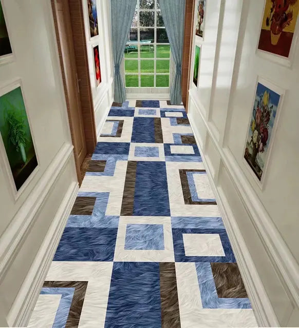 Modern Runner Long Corridor Carpets for Hallway Decoration Home Rug