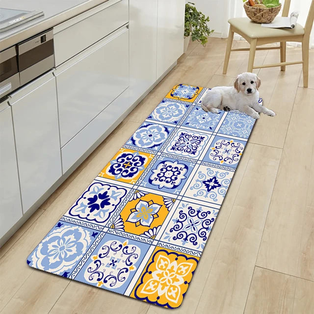 Floor Mat for Kitchen Nordic  Floor Waterproof Rug