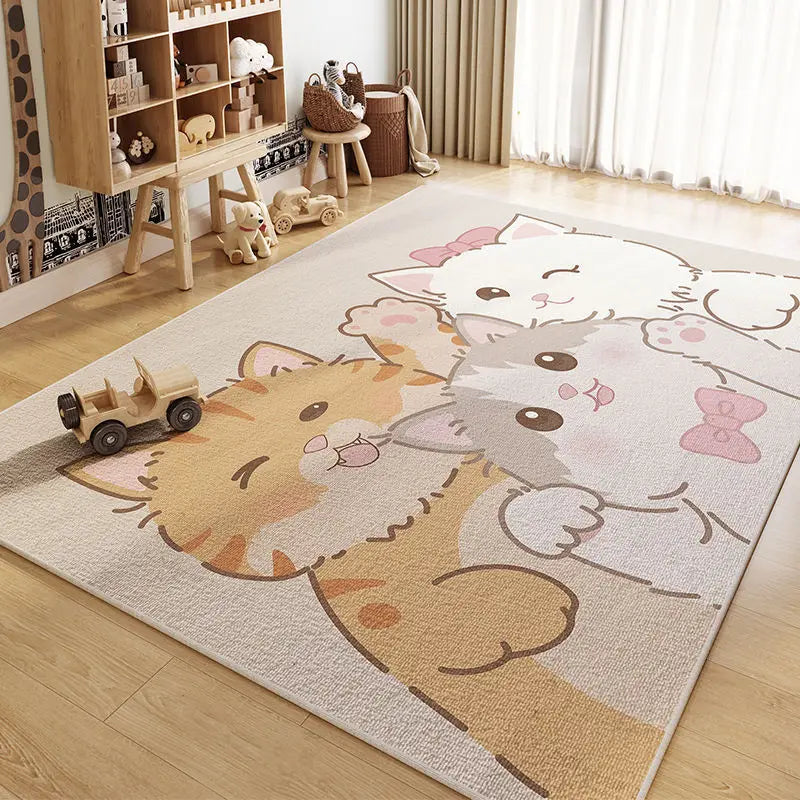 Cartoon Living Room Rug Non-slip Children's room carpet