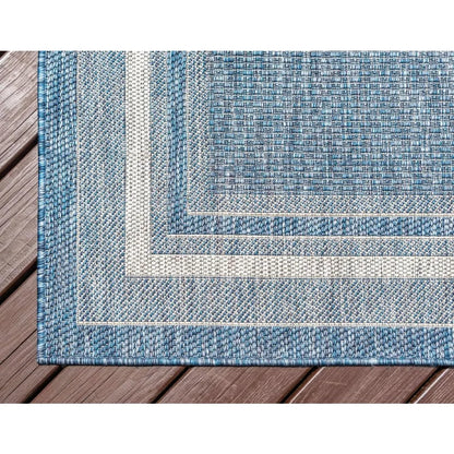 Outdoor Rectangle Rug Border Collection Patio Rug