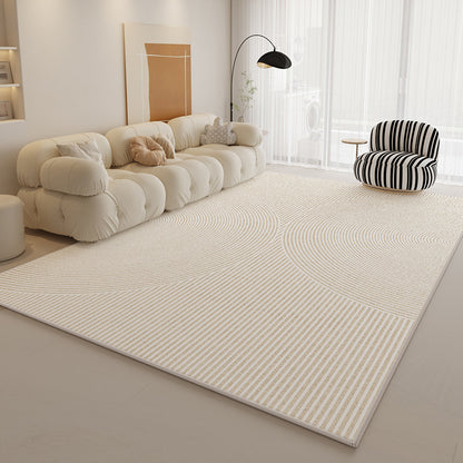 2025 New Cream Loop-Pile Rug – Waterproof & Modern