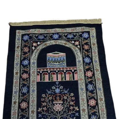 Muslim Carpet Worship Blanket Chenille Middle East Islam Eid Mat