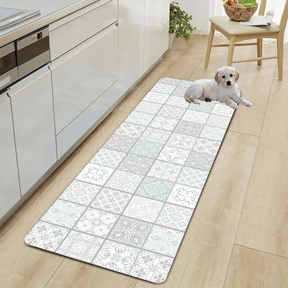 Floor Mat for Kitchen Nordic  Floor Waterproof Rug