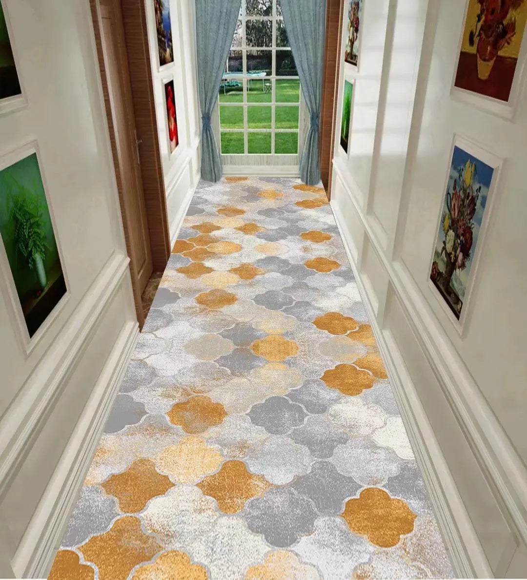 Modern Runner Long Corridor Carpets for Hallway Decoration Home Rug