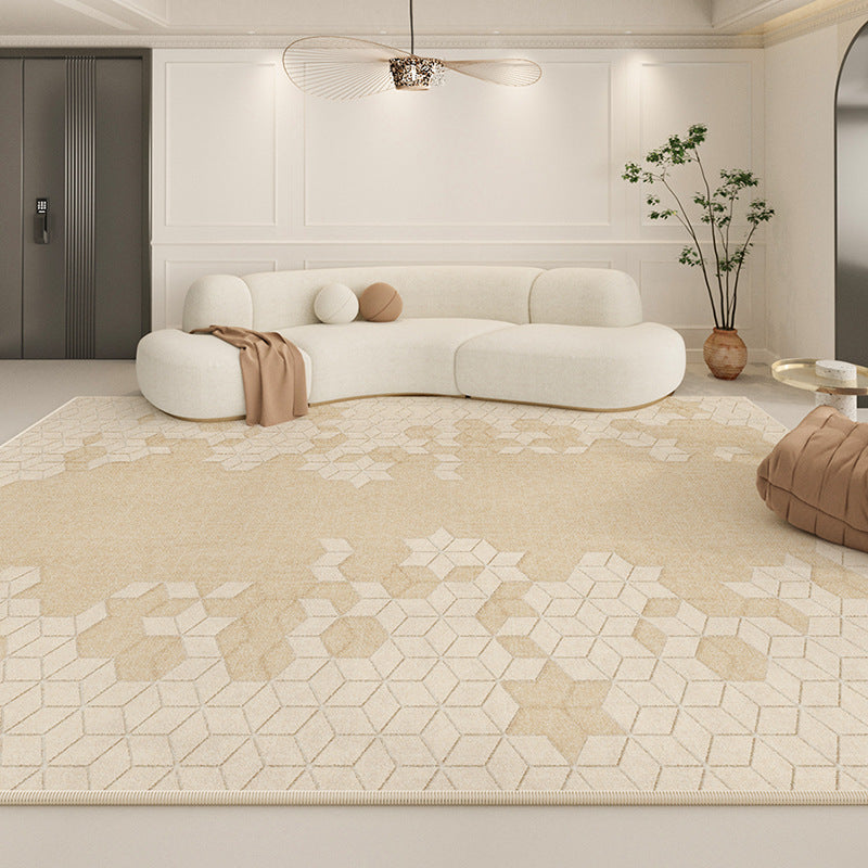 2025 New Cream Loop-Pile Rug – Waterproof & Modern