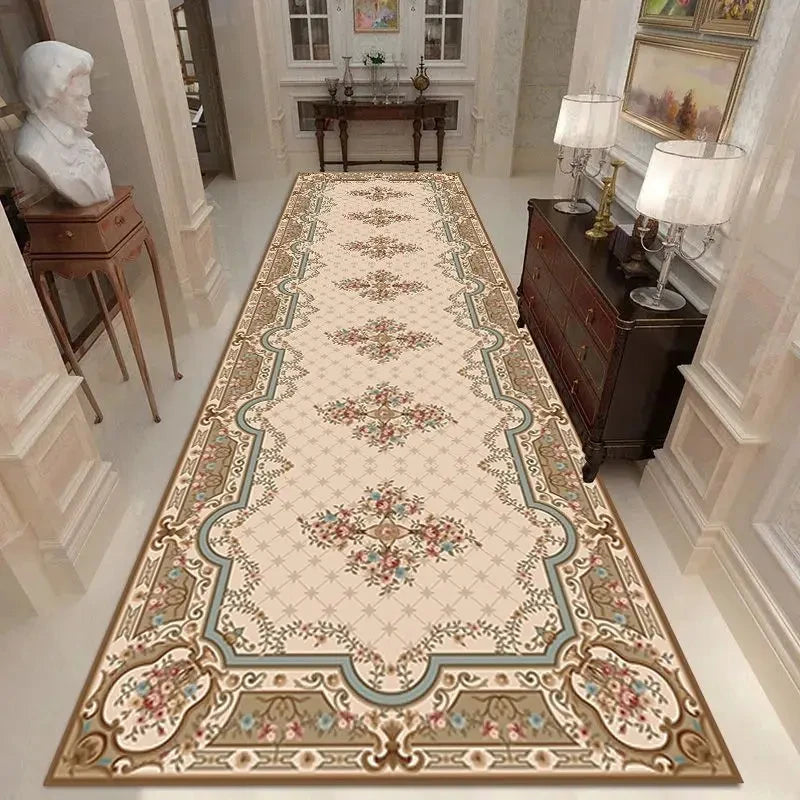 Morocco Long Runner Carpet Hallway Luxury European Style Corridor Rug