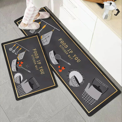 Kitchen Mat Fashion Simple Nordic Style  House Hold Long Strip Rug