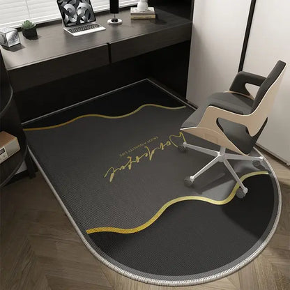 Luxury Computer Chair Carpet Study Tables Non-slip Modern Rug