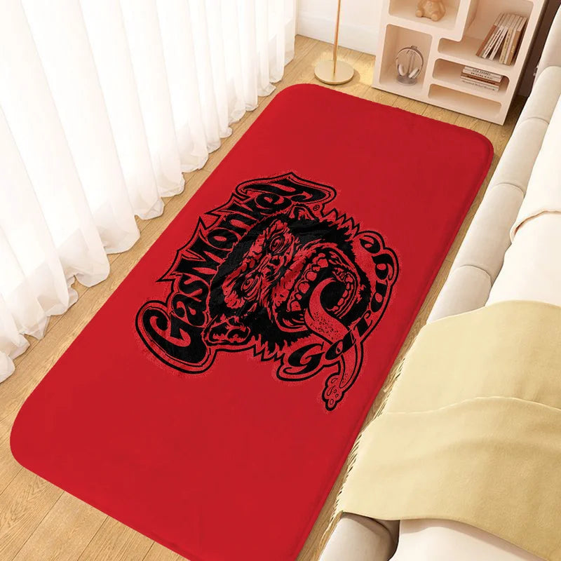 Gas Monkey Kitchen Rugs Doormat Outdoor Mat for Hallway on the Floor