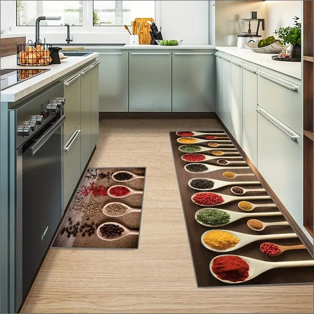 Kitchen rug non-slip kitchen big size machine washable rug