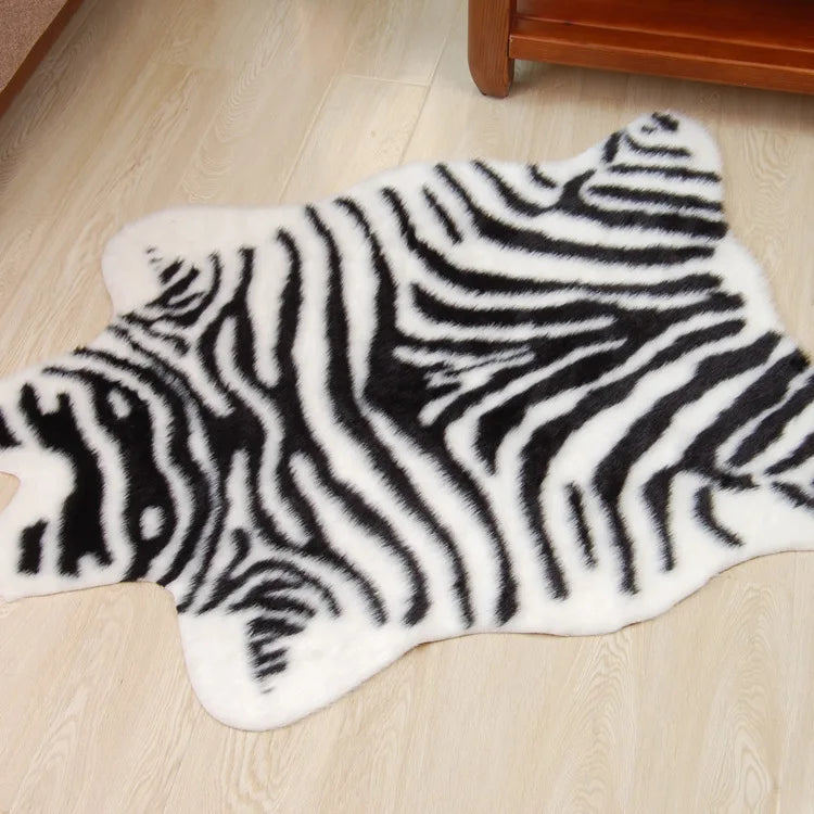 2024 new zebra Cow Leopard Tiger printed Rug