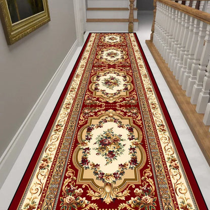 Bohemian Long Corridor Carpet Luxury European Decoration Hallway Rug