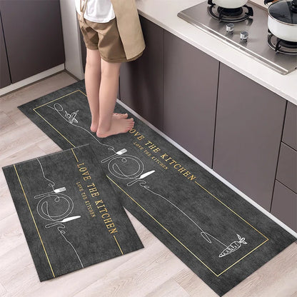 Kitchen Long Area Rug Hallway Soft Washable Anti Slip Rug