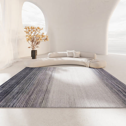 Plush Faux Cashmere Rug – Long-Pile Cream Carpet for Home