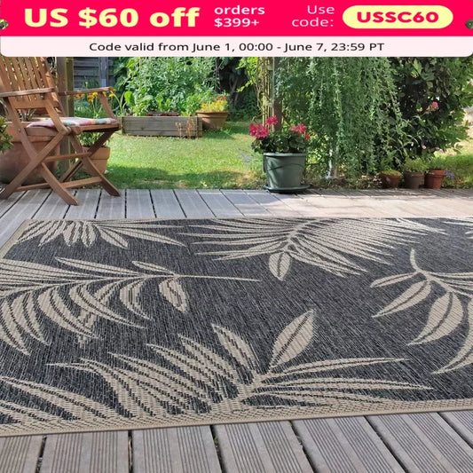 Outdoor Patio  Rug Deck Balcony Rug