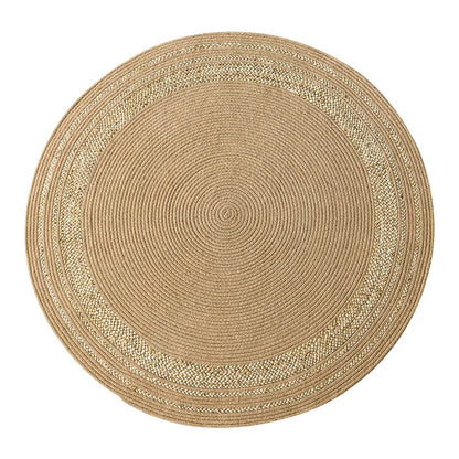 Natural Jute Hand Woven Rug Home Decoration Soft Wear Resistant Rug