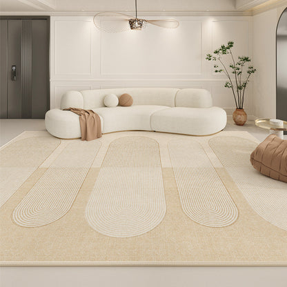 2025 New Cream Loop-Pile Rug – Waterproof & Modern