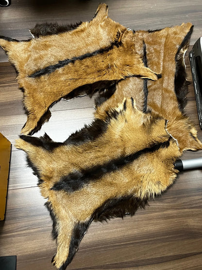 Natural Antelope Fur Goat Hide Tanned Sheep Skin Animal Skin Pelt Rug