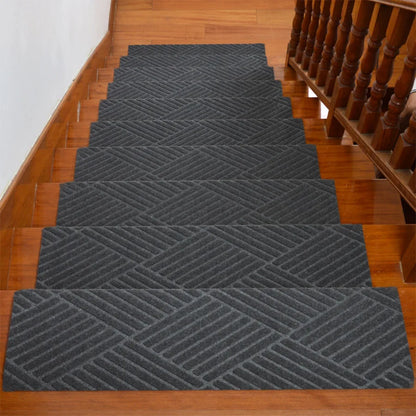 Washable non-slip Stair Treads Protector Rug Self-adhesive Rug