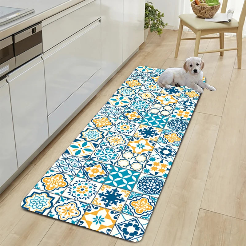 Floor Mat for Kitchen Nordic  Floor Waterproof Rug