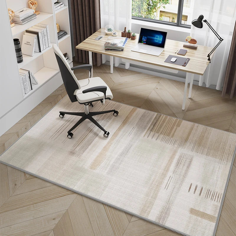 Study Carpet Dresser Desk Computer Chair Non-slip Soundproof Rug