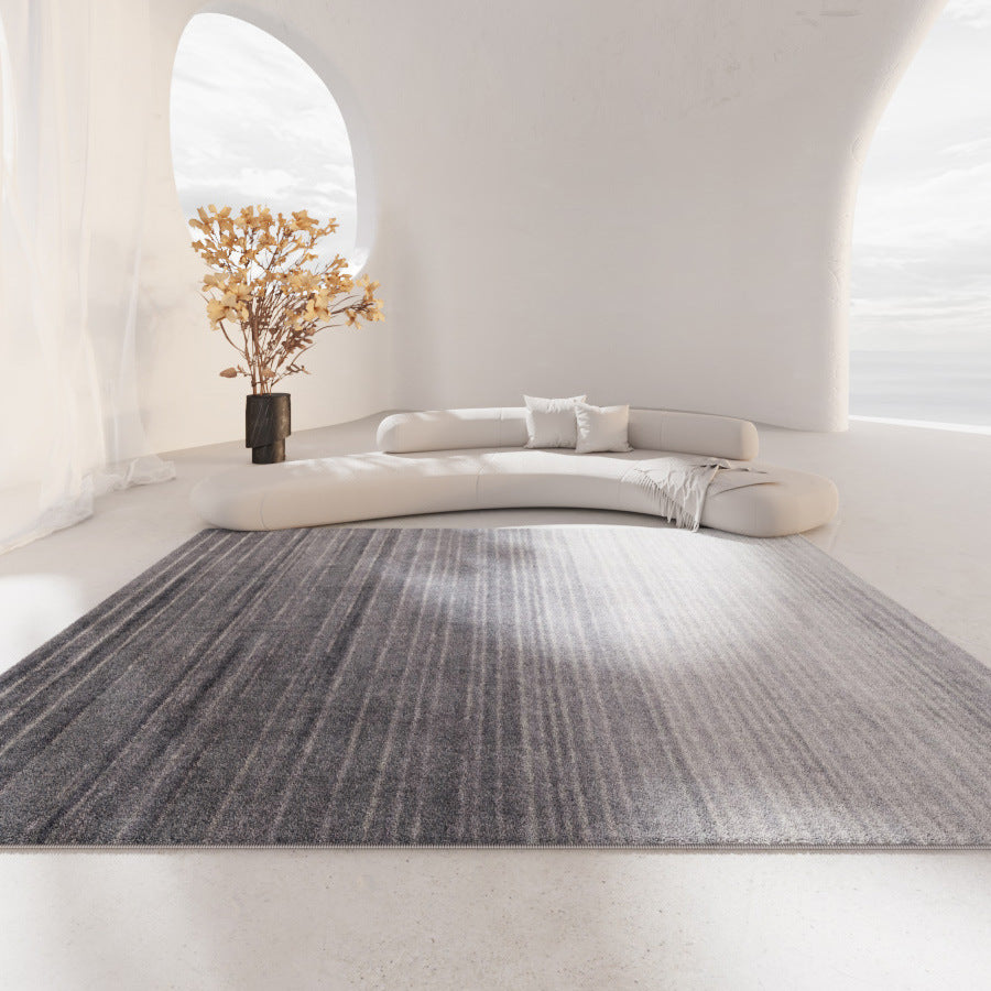 Plush Faux Cashmere Rug – Long-Pile Cream Carpet for Home
