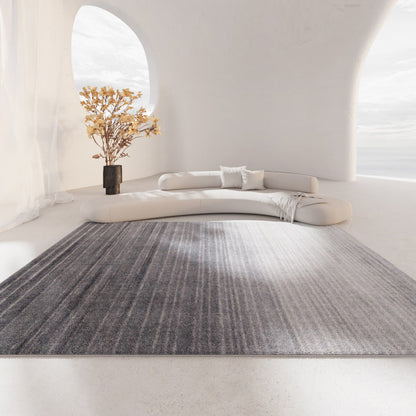 Plush Faux Cashmere Rug – Long-Pile Cream Carpet for Home