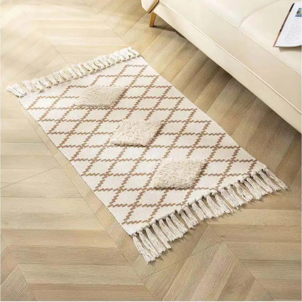 Nordic Style Bathroom Area Rug Entrance Doormat Simple Car Feet Rug