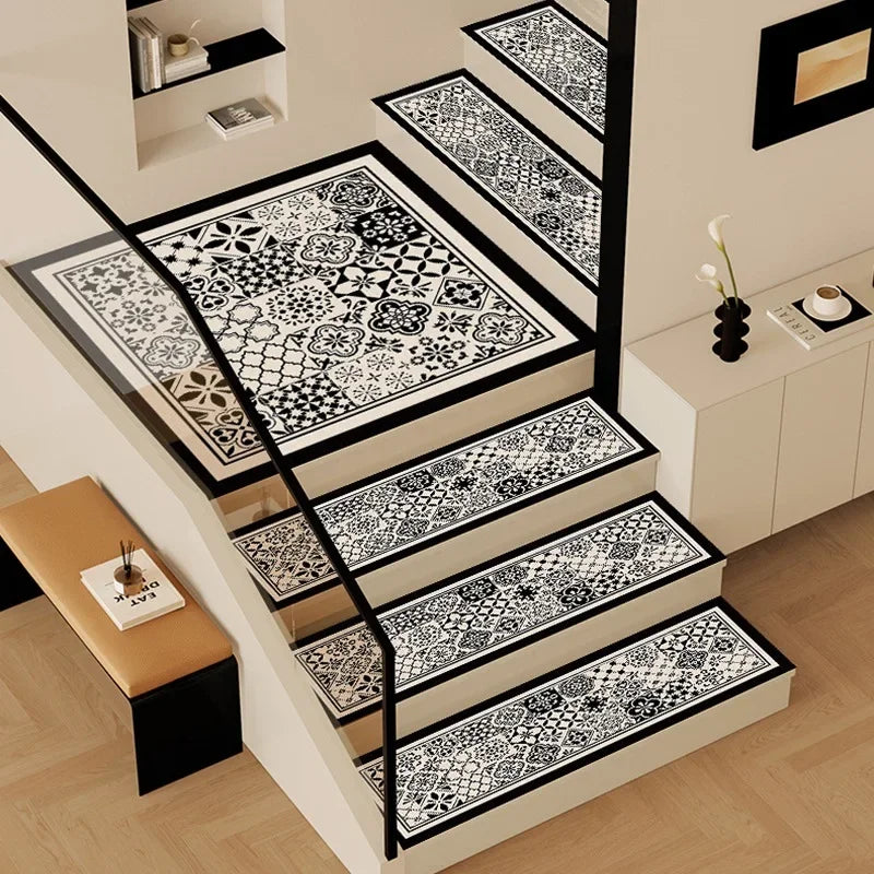 Rubber Self-adhesive Stair Tread Anti-slip Rug