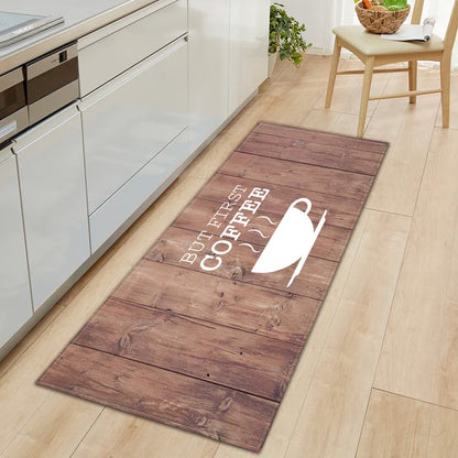 Kitchen Floor Mat Home Balcony Decoration Door Non-Slip Foot Rug