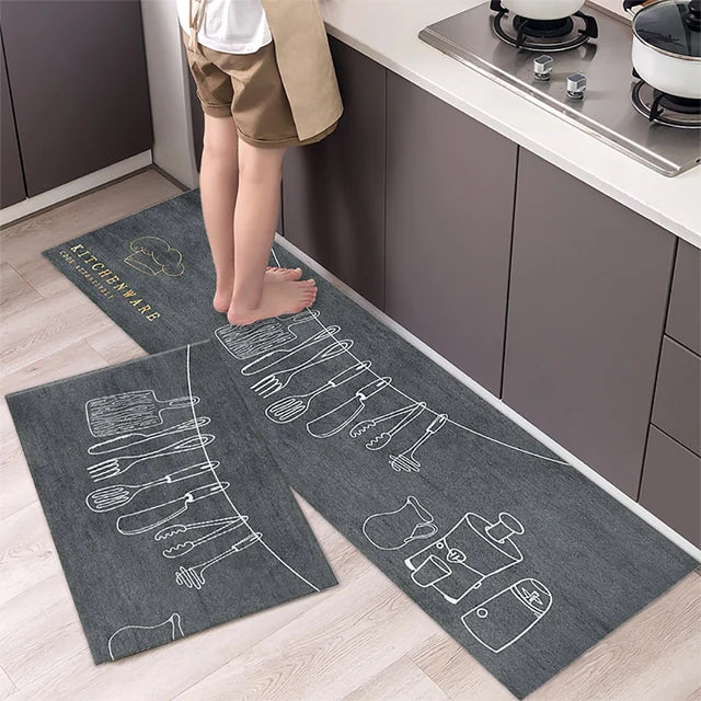 Kitchen Long Area Rug Hallway Soft Washable Anti Slip Rug