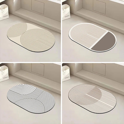 Super Absorbent Kitchen Floor Mat Long Diatomite Kitchen Rug