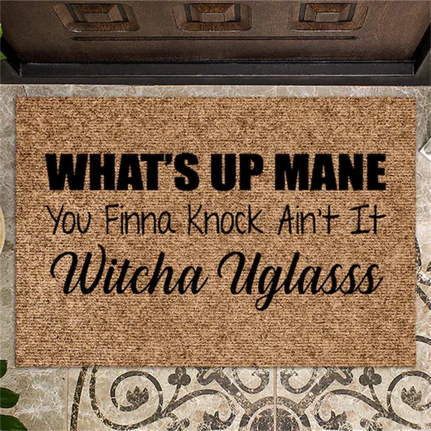 Warmest Blanket Funny Welcome Doormat Entryway Front Porch Rug