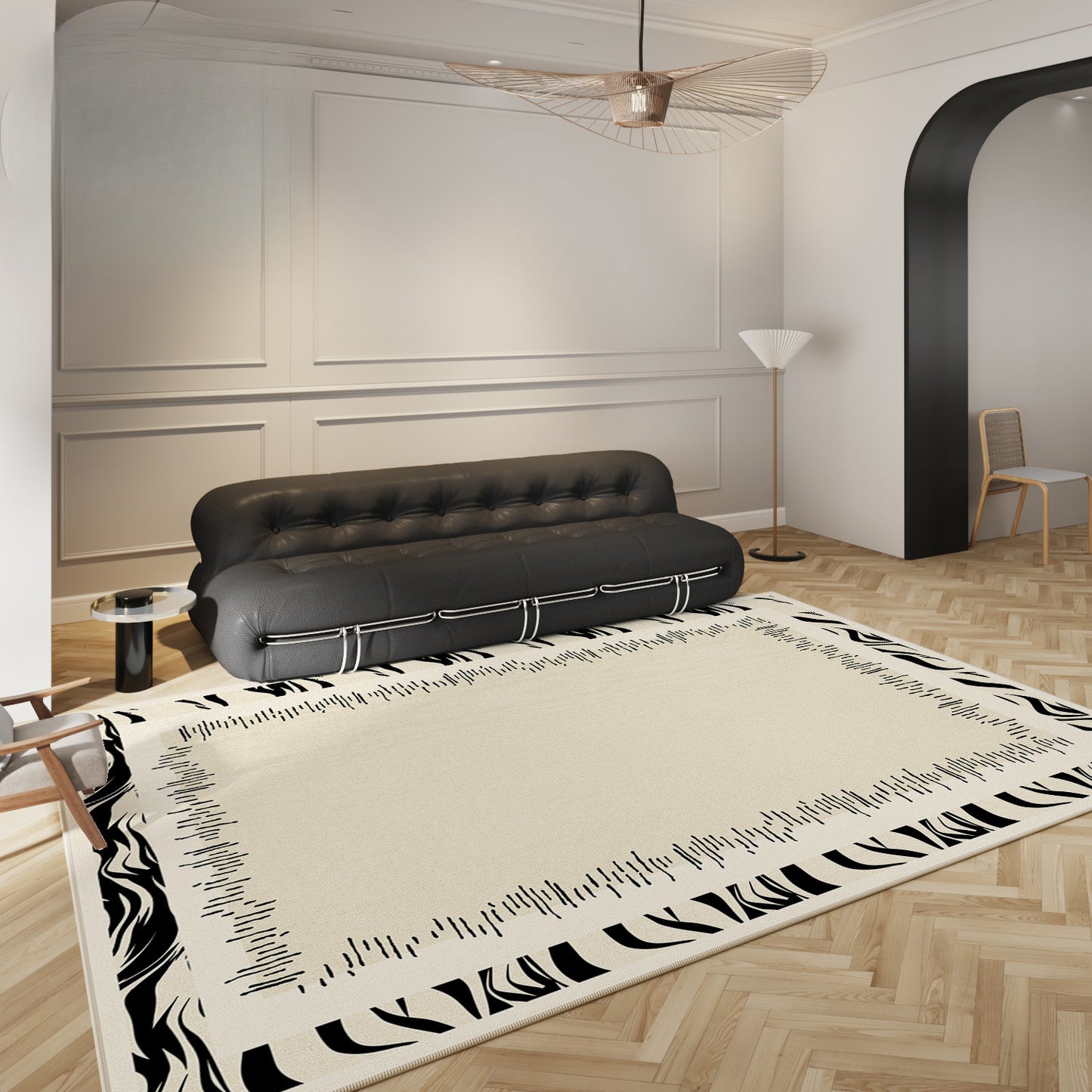 French Minimalist Rug – Waterproof, Luxe, Easy-Care Rug
