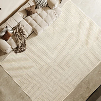 Minimalist Cream Style Living Room Large Area Light Luxury Bedroom Rug