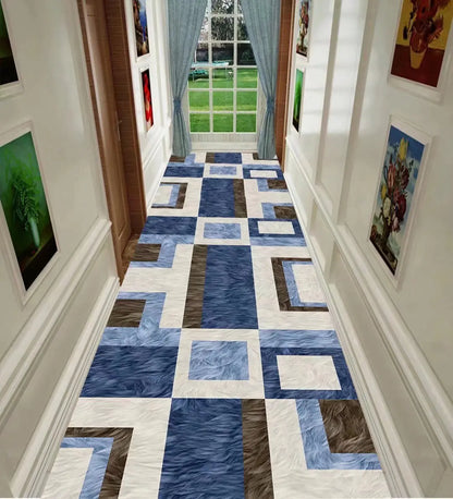 Modern Runner Long Corridor Carpets for Hallway Decoration Home Rug