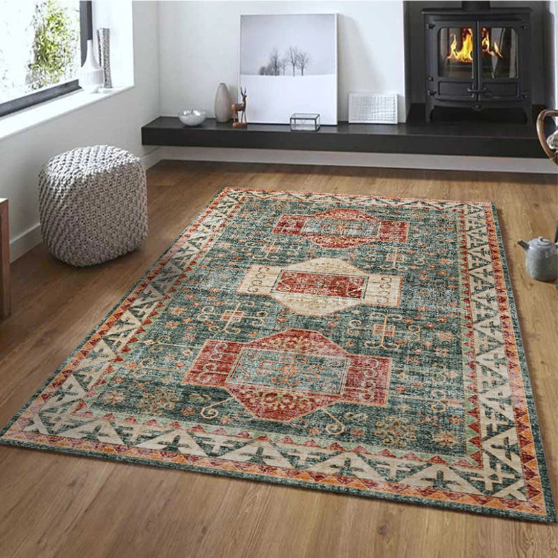 Turkey Mandala Big Carpet Non-slip Waterproof Large Geometric Area Rug