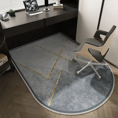 Luxury Computer Chair Carpet Study Tables Non-slip Modern Rug