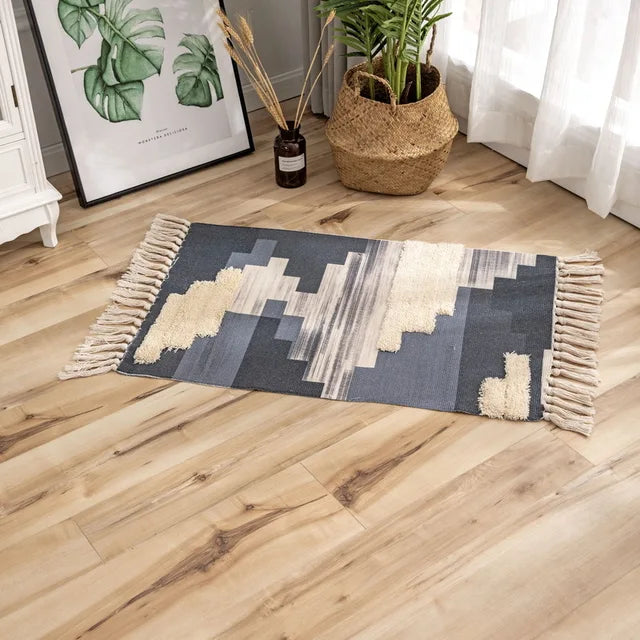 Nordic Style Bathroom Area Rug Entrance Doormat Simple Car Feet Rug