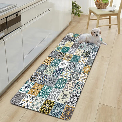 Floor Mat for Kitchen Nordic  Floor Waterproof Rug