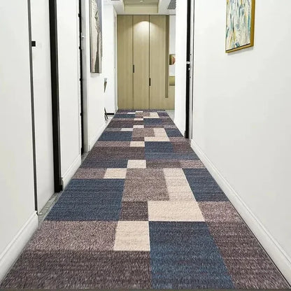 Modern Household Long Corridor Carpet Aisle HOTEL Non-slip Long Rug