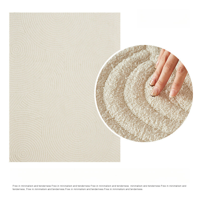 Waterproof Diatom Fiber Carpet – Luxury Minimalist Living Room & Bedroom Rug