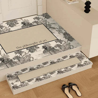 Rubber Self-adhesive Stair Tread Anti-slip Rug