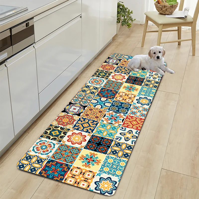 Floor Mat for Kitchen Nordic  Floor Waterproof Rug